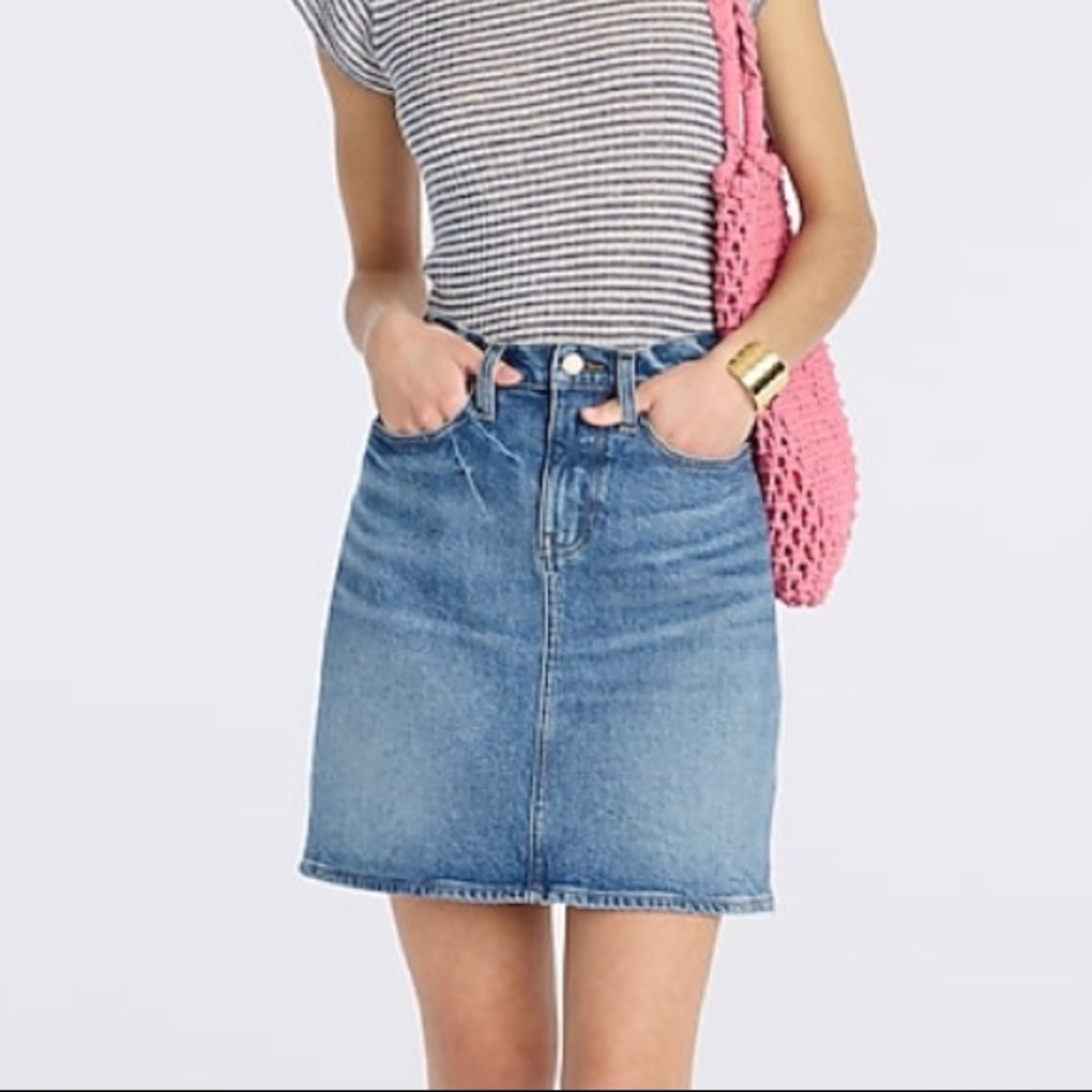 J. Crew denim skirt